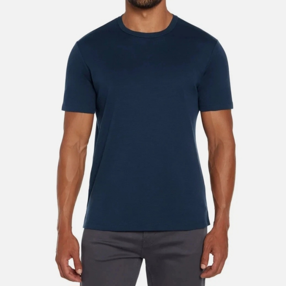 Banana Republic Men's Luxe Touch Performance T-Shirt -BLUE -XL **NEW